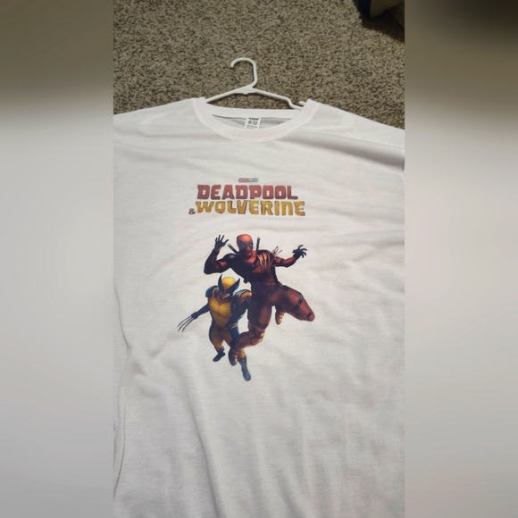 Custom Made Deadpool 3 Wolverine T-shirt - Picture 2 of 3